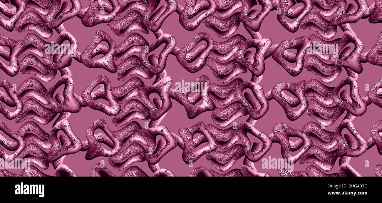 Textildruck.Abstrakter Hintergrund.Kleidung bunte Muster.Mehrfarbige Halbton Punkte Textur Hintergrund.konzentrische Kreise fraktal.Abstrakte wellige Linien Stockfoto
