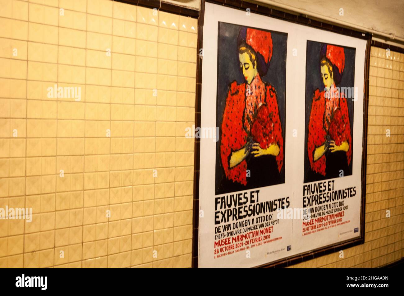 Paris Metro, Frankreich. Stockfoto