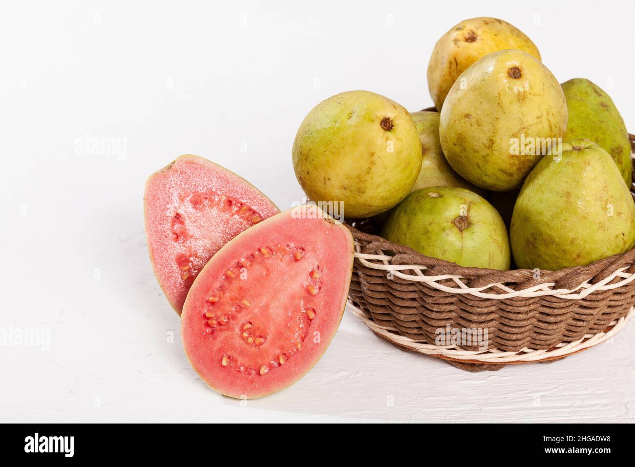 Psidium - Guava Essbare Früchte Aus Amerika Stockfoto