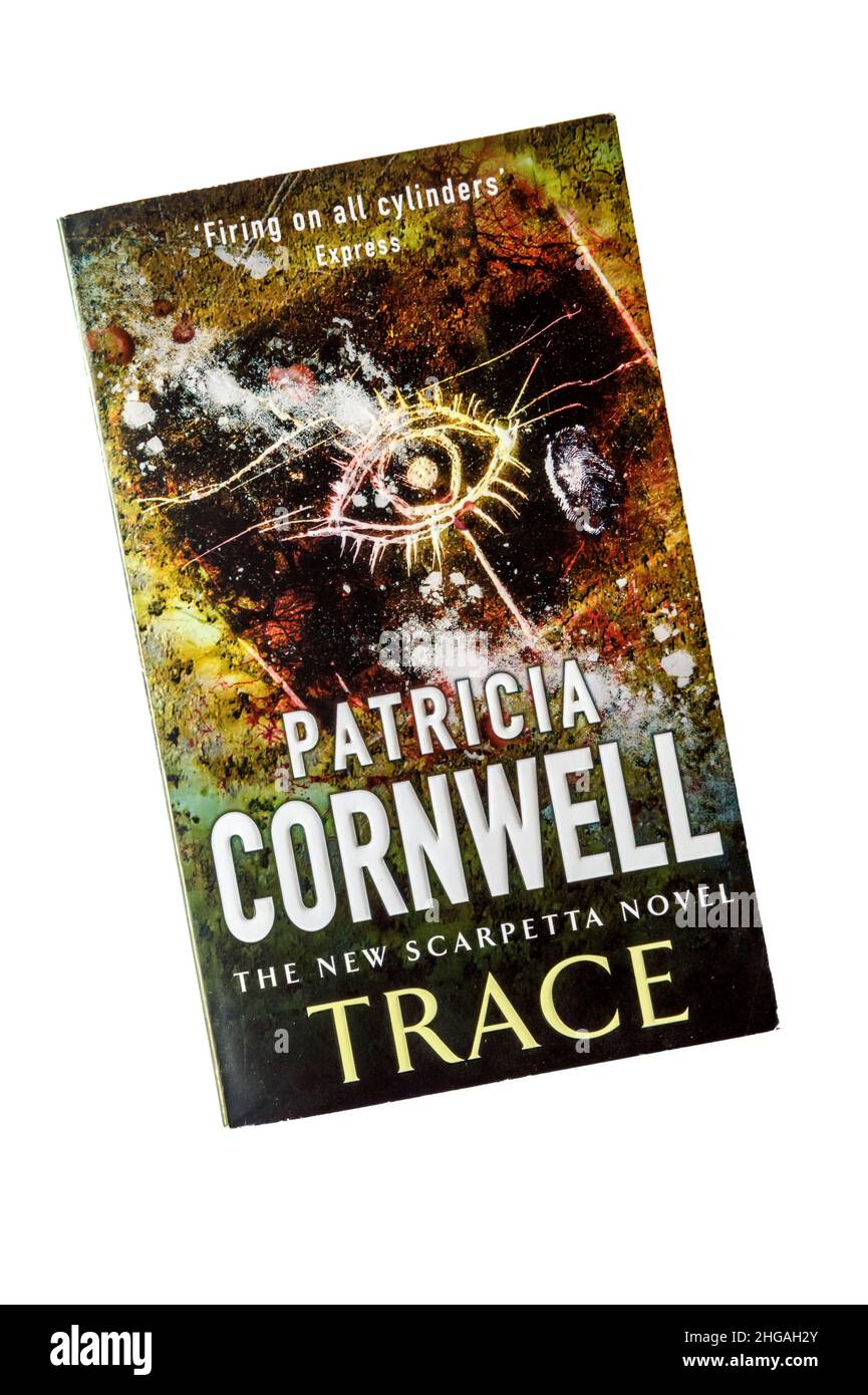 Ein Taschenbuch von Trace von Patricia Cornwell, der dreizehnten in der Dr. Kay Scarpetta Serie, veröffentlicht im Jahr 2004. Stockfoto