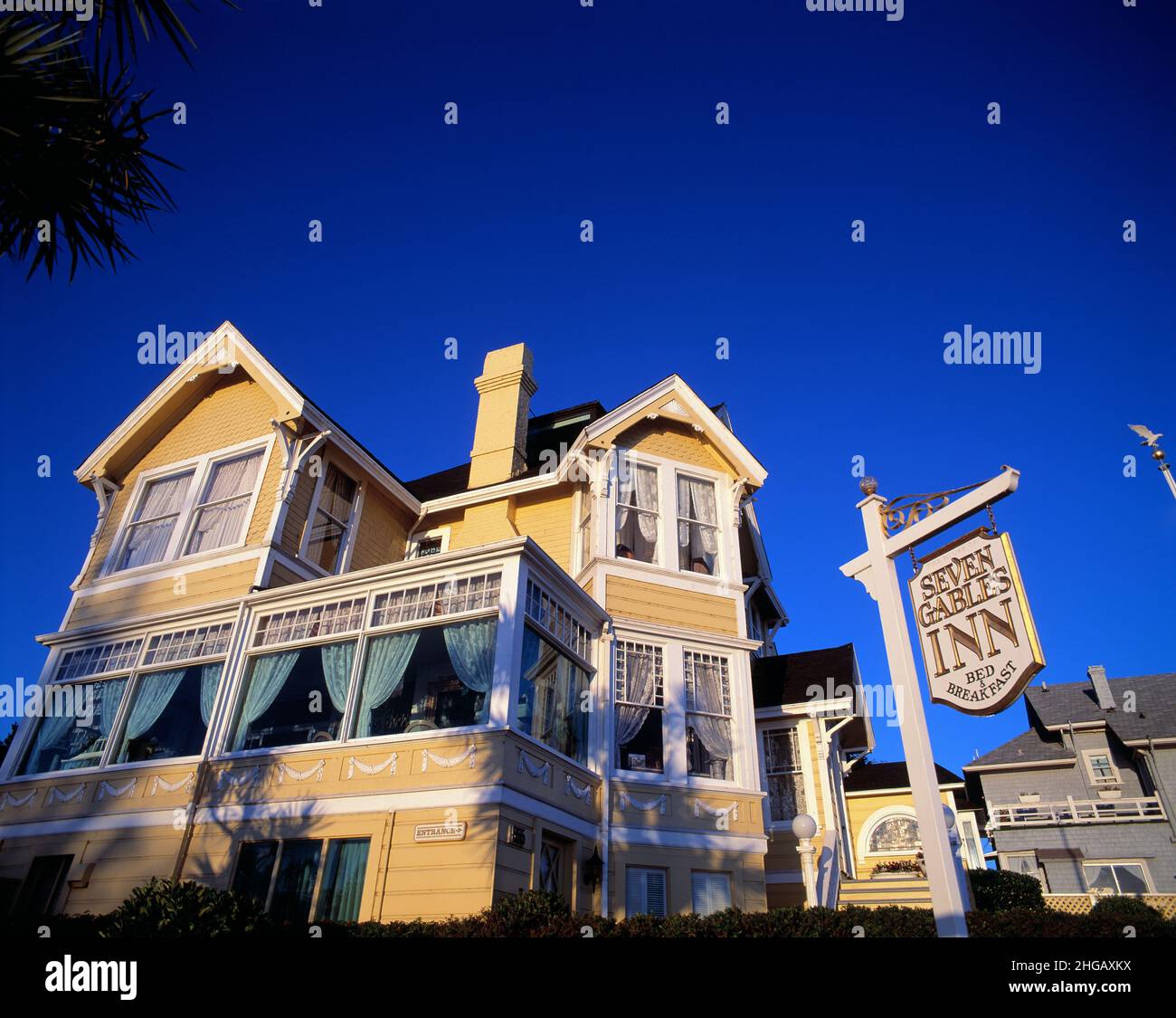 Usa. Kalifornien. Monterey. Seven Gables Inn. Stockfoto