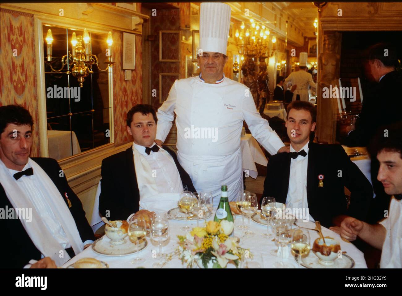 Archiv 80ies: Französischer Küchenchef Paul Bocuse, Frankreich Stockfoto