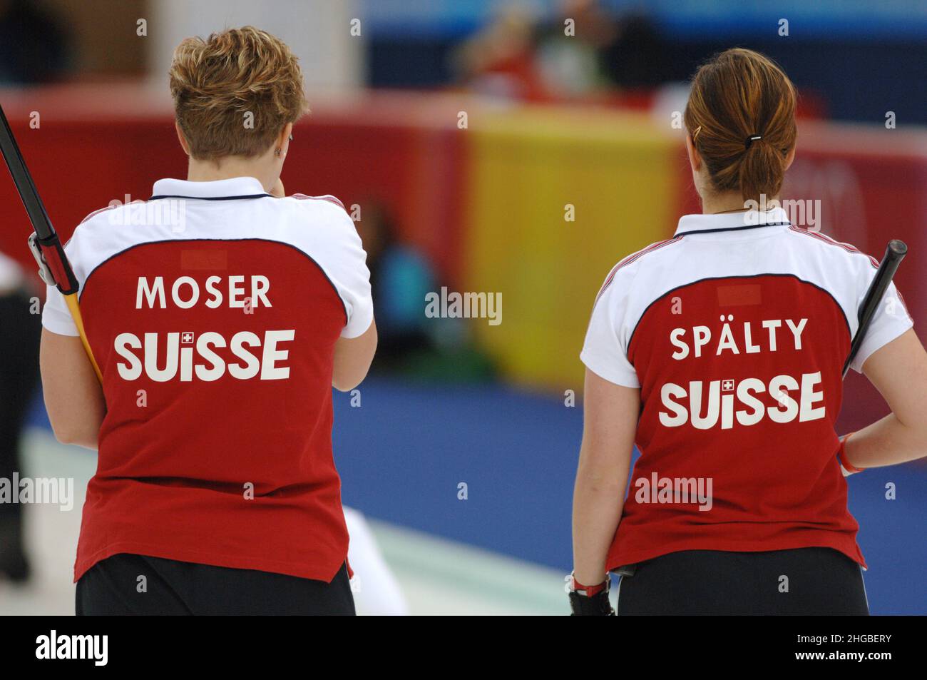 Schweizer curlingnationalmannschaft der frauen Fotos und Bildmaterial