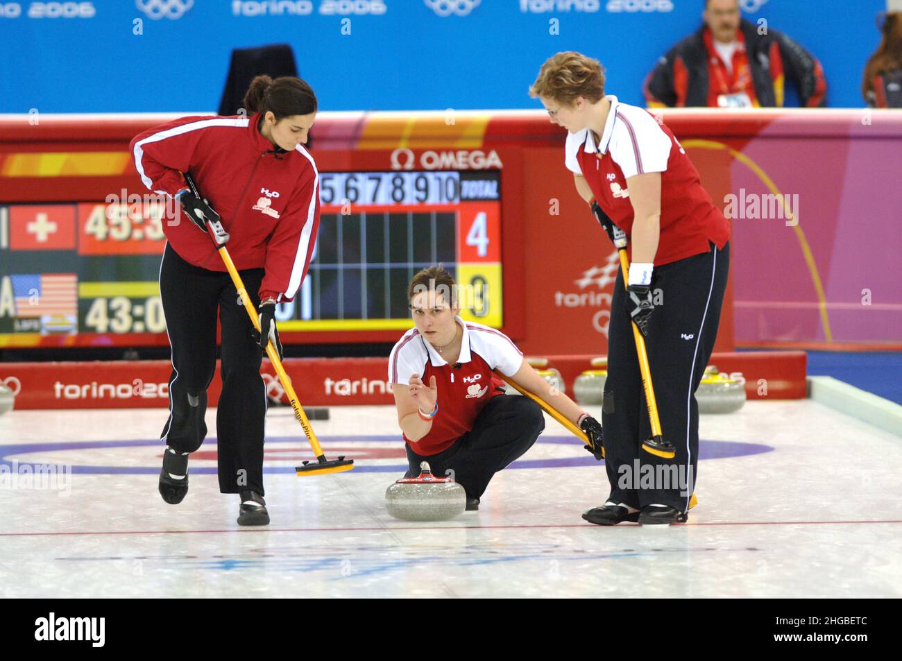Schweizer curlingnationalmannschaft der frauen Fotos und Bildmaterial