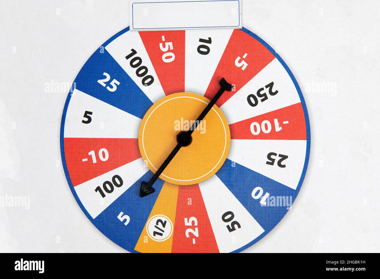 Roulette Glück Spinning Rad flach Symbol Casino Geld Spiele oder Brettspiel - bankrott oder glückliches Element. Glück, Rad für Casino, Erfolgsspiel Stockfoto