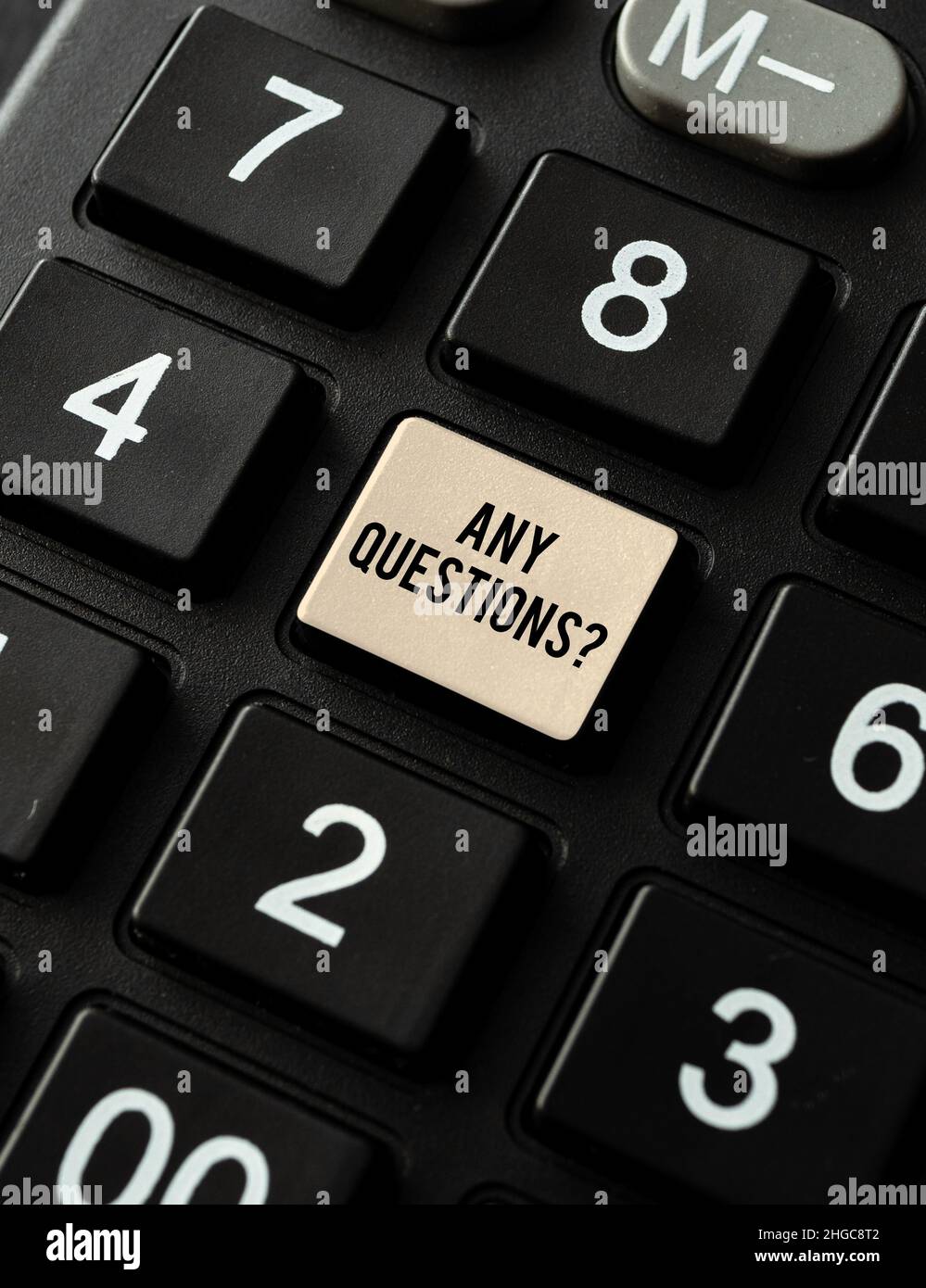 Konzeptionelle Anzeige von Fragen. Geschäftsansatz, der jede abfragende Anweisung aus einer Gruppe von Erstellen von Dateneinträgen und Eingeben von Jobs zulässt Stockfoto