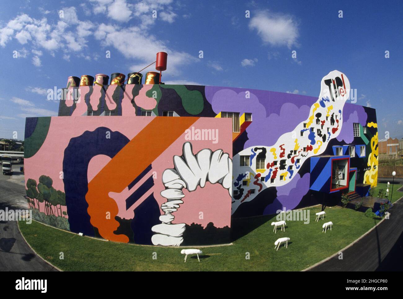 Spanien Barcelona Industriekunst Design Stockfoto