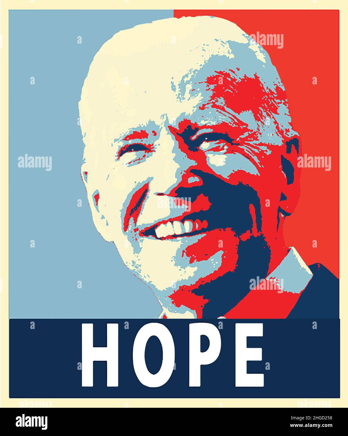 Joe Biden Poster Stock Vektor