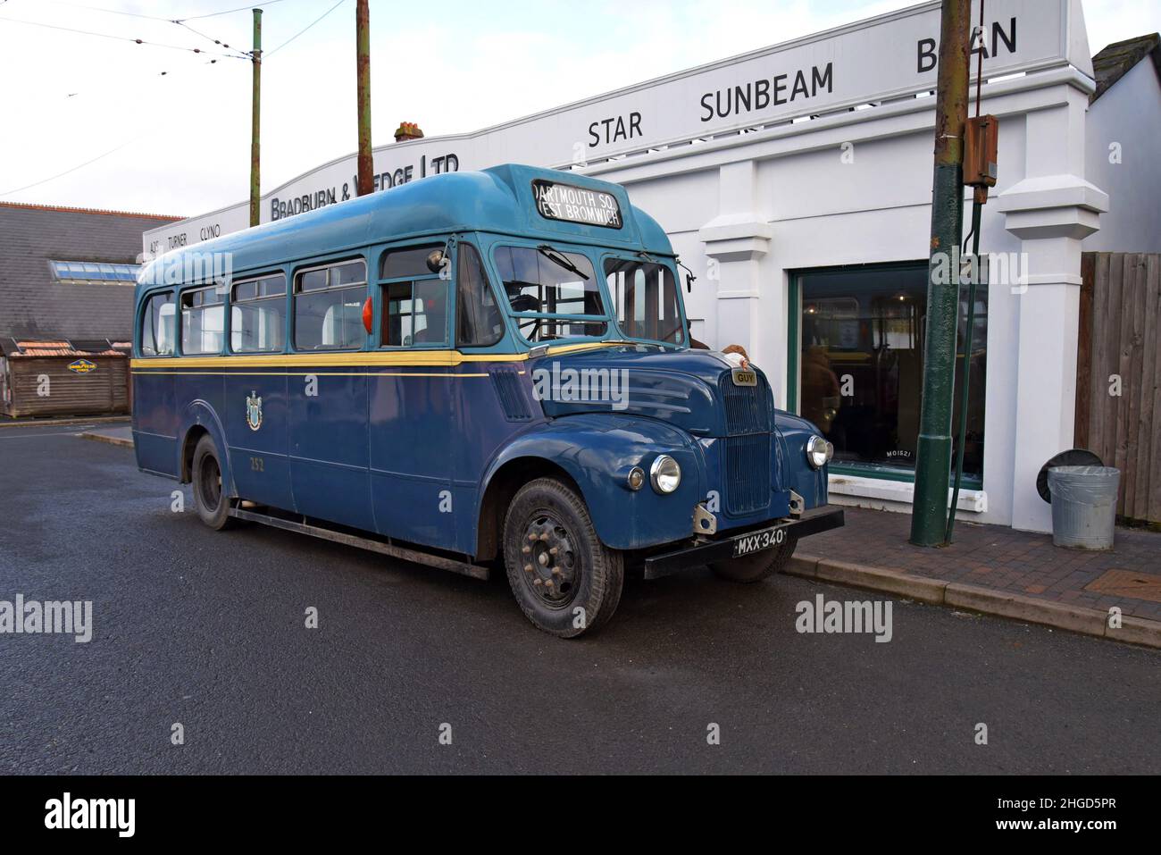 Ex London Transport 1953 Guy Motors GS-Bus im Black Country Living Museum, Dez 2021 Stockfoto