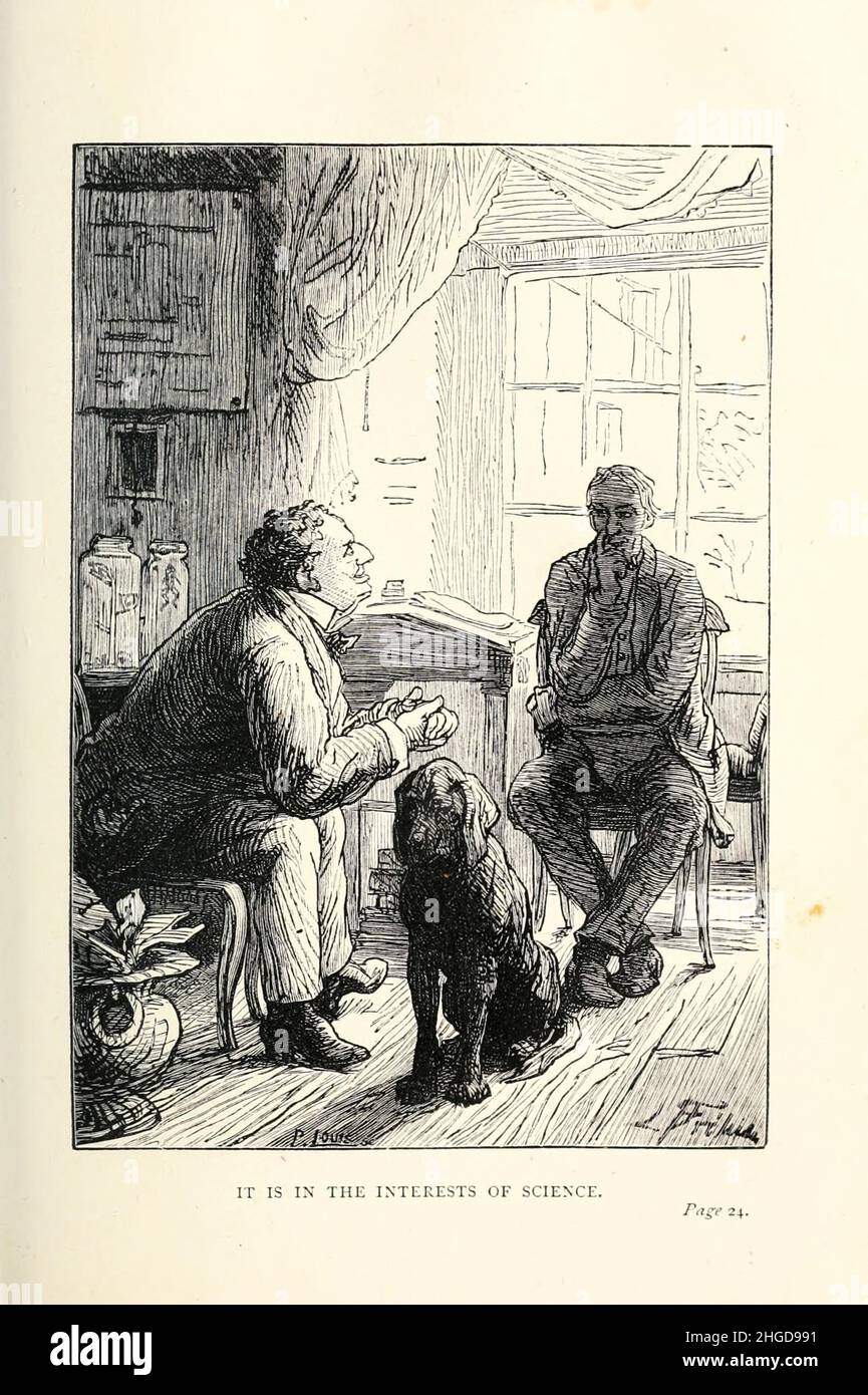 Es ist im Interesse der Wissenschaft aus Dr. Ox's Experiment (französisch: Une fantaisie du docteur Ox, 'A Fantasy of Doctor Ox') eine humorvolle Science-Fiction-Kurzgeschichte des französischen Schriftstellers Jules Verne, die 1872 veröffentlicht wurde. Es beschreibt ein Experiment eines Dr. Ox und ist inspiriert von den realen oder angeblichen Auswirkungen von Sauerstoff auf Lebewesen. Der Schauplatz der Geschichte ist das imaginäre Dorf Quiquendone in Westflandern (Belgien), dessen Bürger als „wohlhabende Leute, Weise, umsichtig, gesellig, mit gleichmäßigem Temperament, Gastfreundlich, vielleicht ein bisschen schwer im Gespräch wie im Kopf'; Ein Wissenschaftler Dr. O Stockfoto