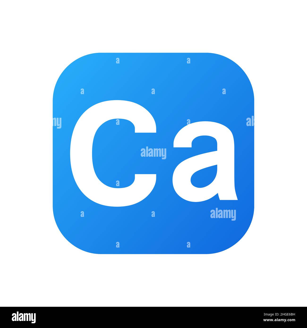 Mineral Ca Calcium blau glänzende Kapsel Kapsel Symbol. Ca-Calcium-Vektor. Symbol für die mineralblaue Kapsel. Symbol Für Die Vitaminkapsel. Werbedesign Für „Substanz Für Schönheit, Kosmetik, Gesundheit“. 3D Mineralkomplex. Vektorgrafik Stock Vektor