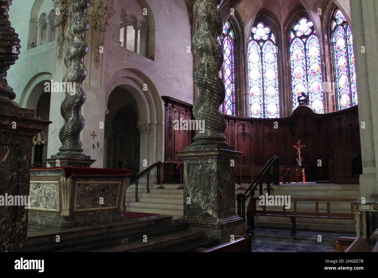 Unsere Frauenkathedrale in verdun (frankreich Stockfotografie Alamy