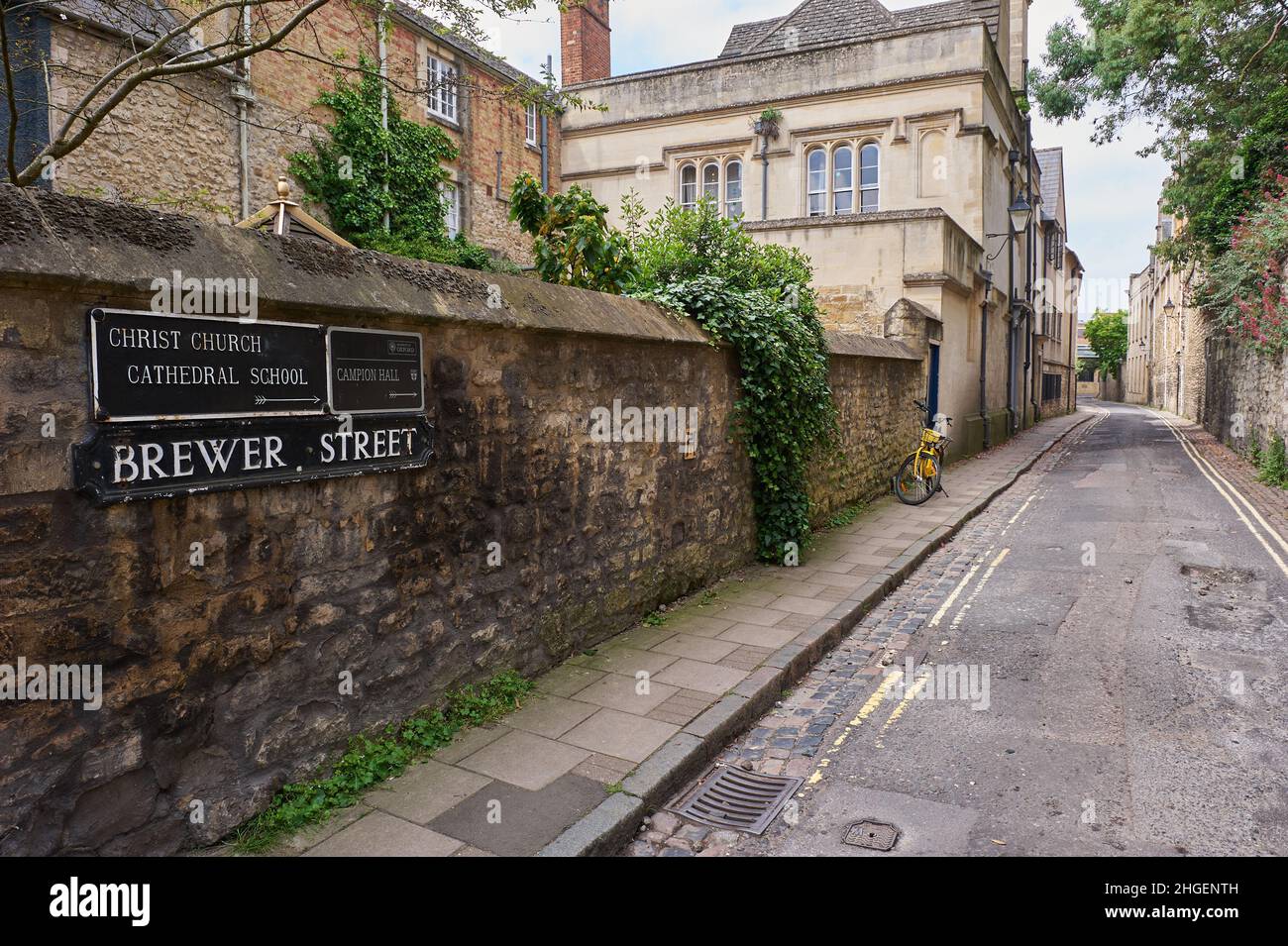Brewer Street, Oxford, Großbritannien Stockfoto