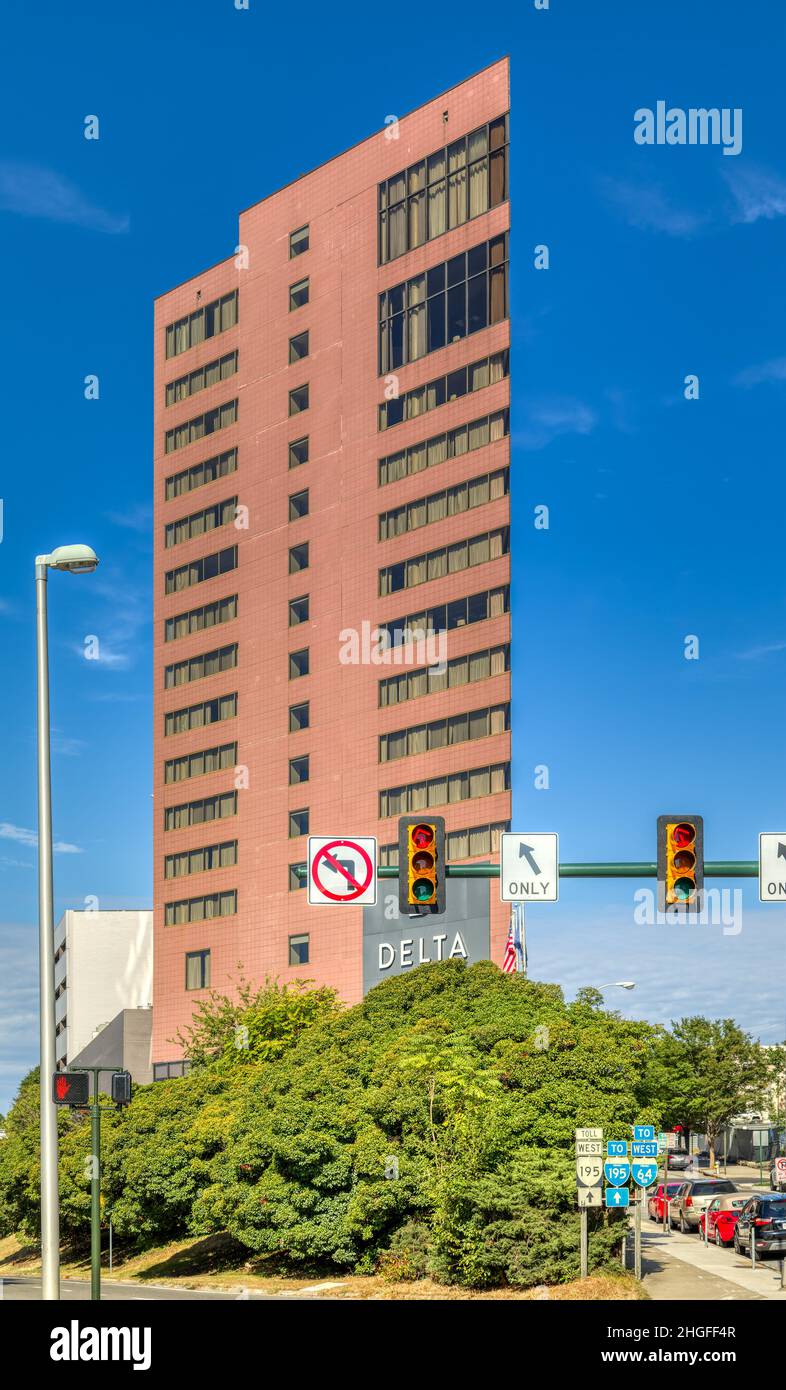 Delta Hotels by Marriott Richmond Downtown, ehemaliges Crowne Plaza Hotel. Stockfoto