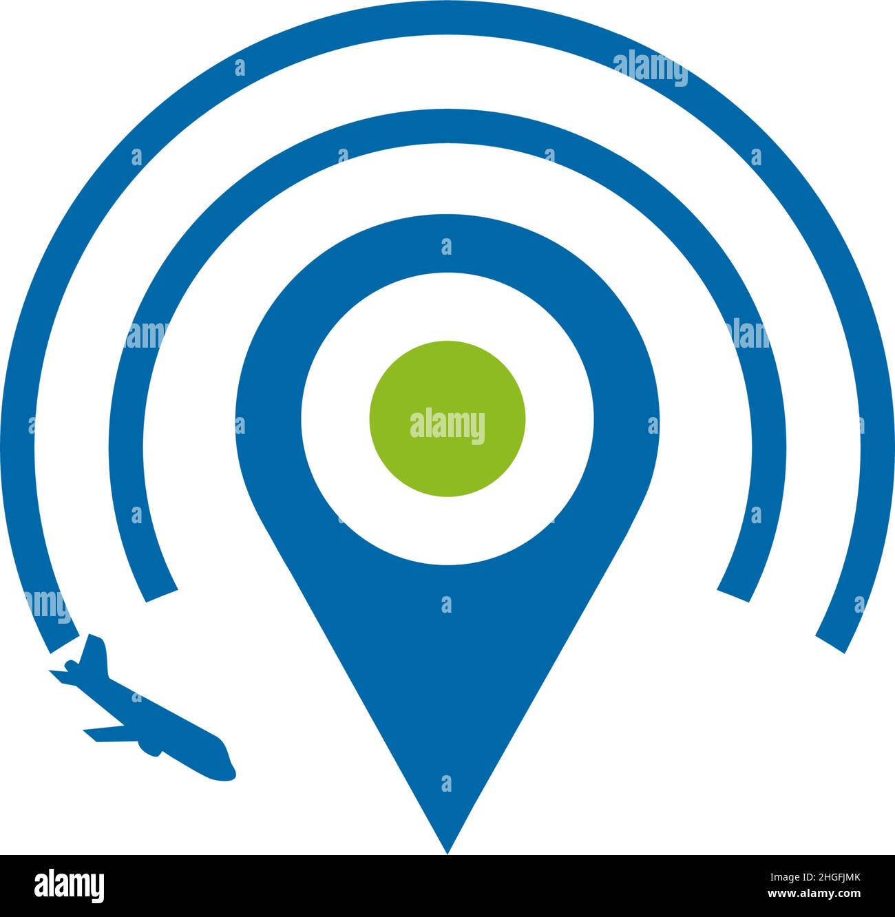 Reiseunternehmen Logo Design Vektor verführen mit Flugzeug Symbol Illustration Stock Vektor