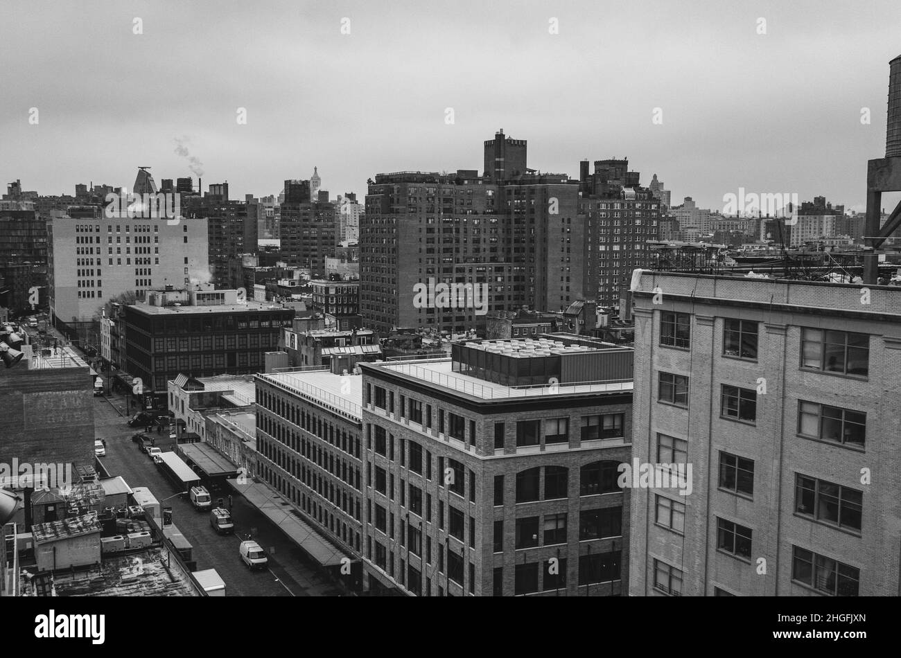 Dächer von Greenwich Village Stockfoto