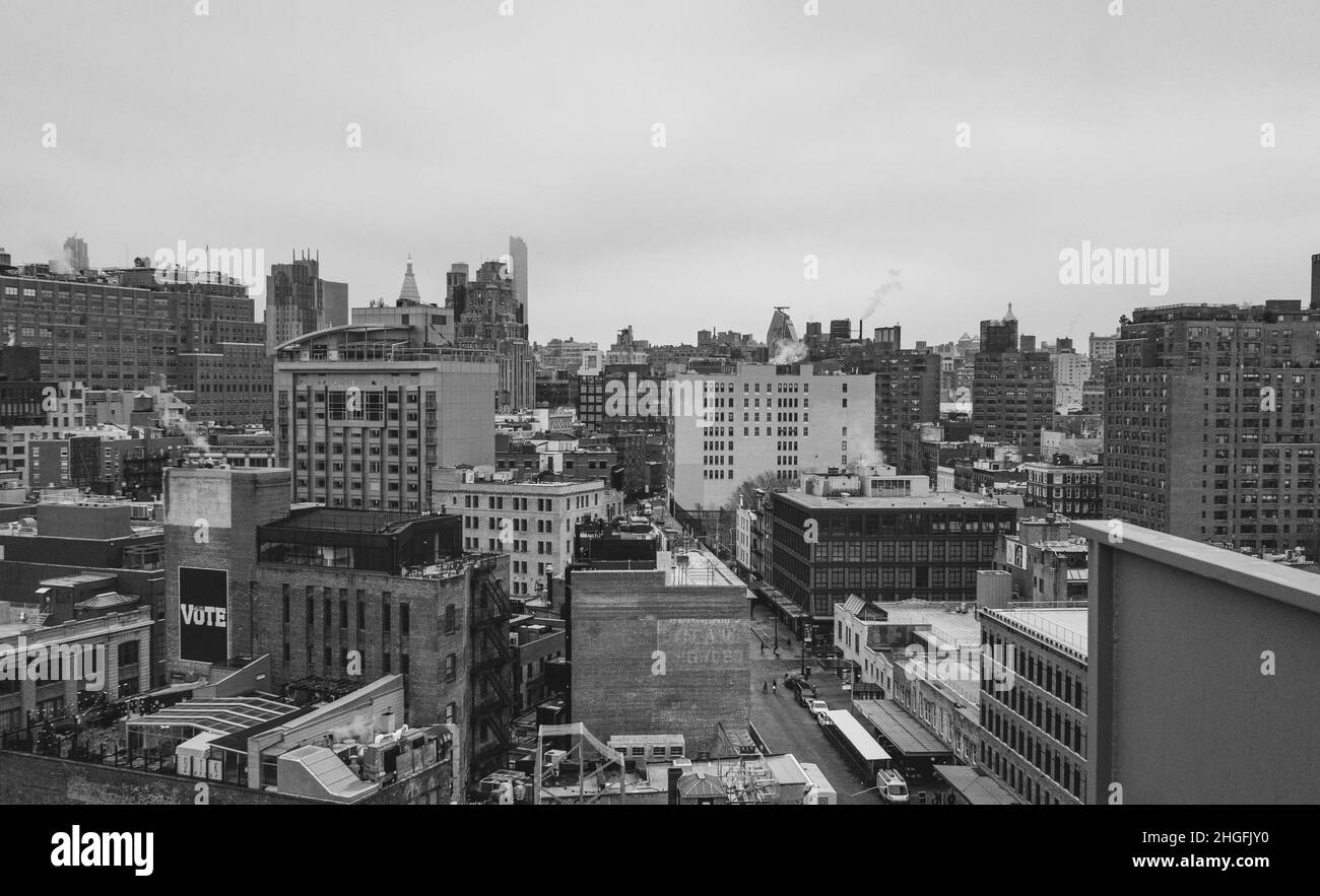 Blick auf greenwich Village Stockfoto
