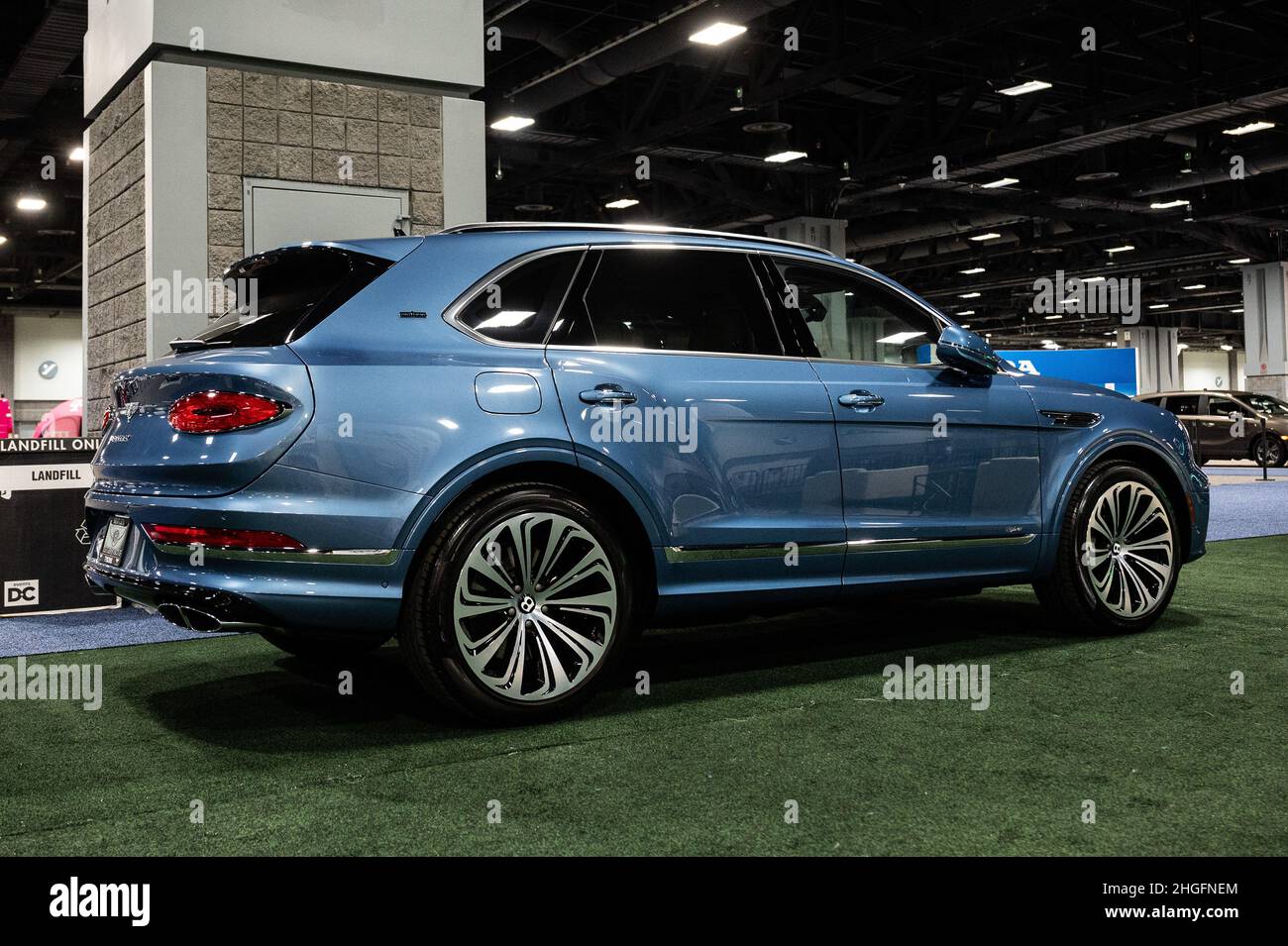 Washington, USA, 20th. Januar 2022. 20. Januar 2022 - Washington, DC, USA: Der Bentley Bentayga Hybrid auf der Washington, DC Auto Show 2022. (Foto: Michael Brochstein/Sipa USA) Quelle: SIPA USA/Alamy Live News Stockfoto