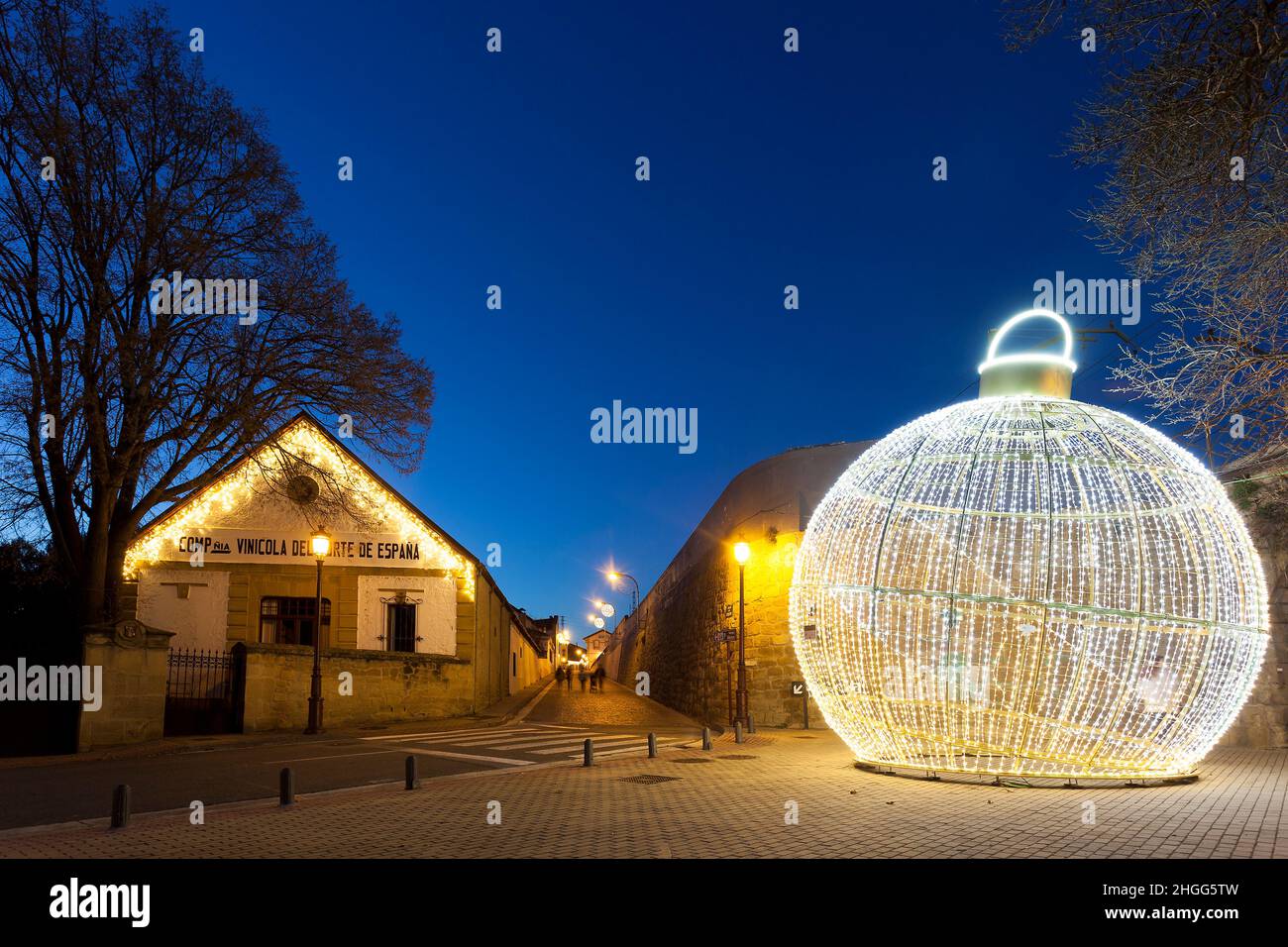 Bahnhofsviertel, Haro, La Rija, Spanien Stockfoto