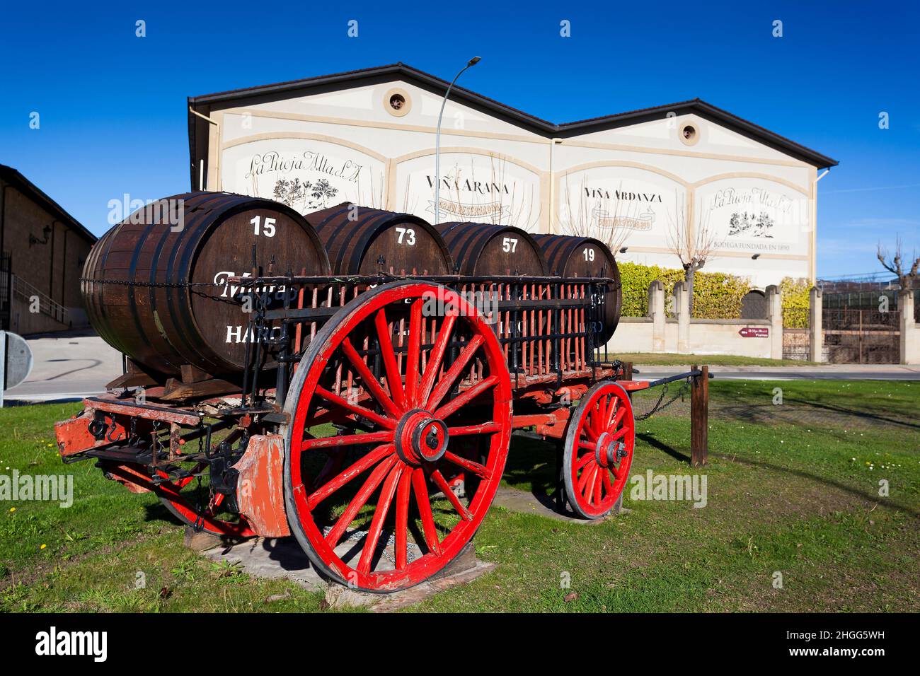 Bahnhofsviertel, Haro, La Rija, Spanien Stockfoto