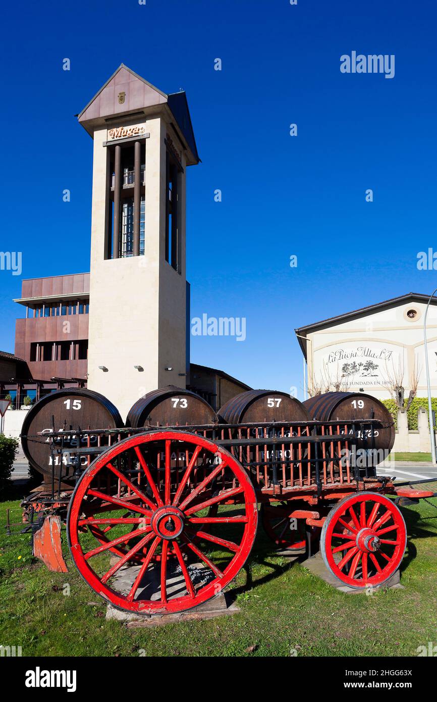 Bahnhofsviertel, Haro, La Rija, Spanien Stockfoto