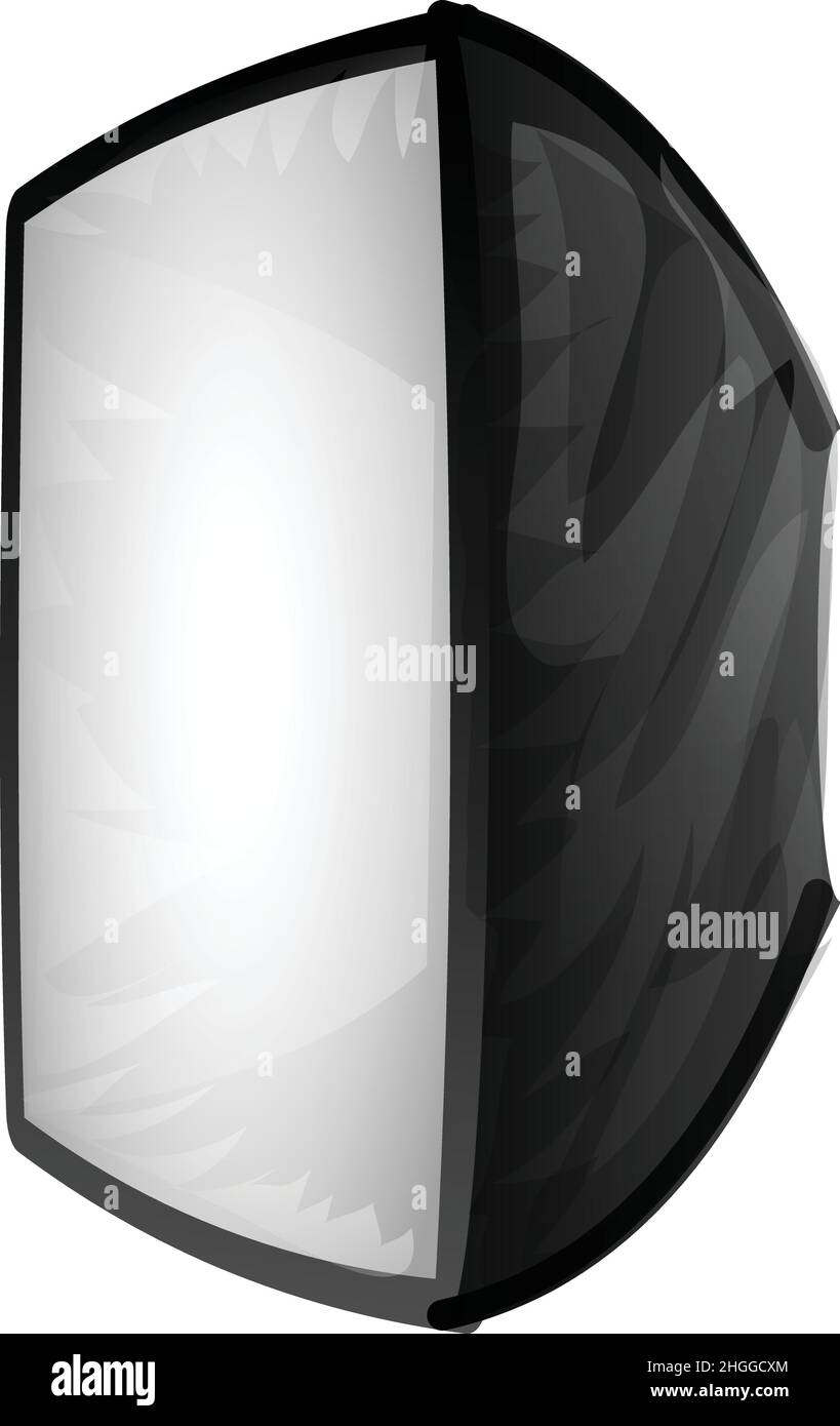 Fotograf Lichtkasten Symbol Cartoon Vektor. Kamerastativ. Videoobjektiv Stock Vektor