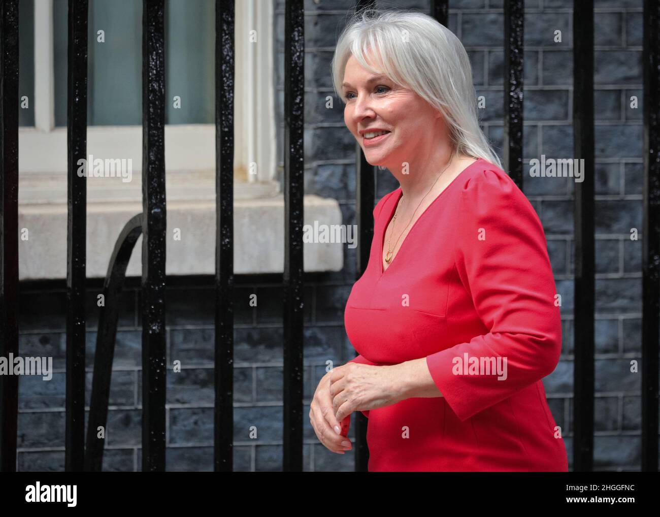 Britischer konservativer Parteipolitiker, Minister, in Downing Street, London, Großbritannien Stockfoto