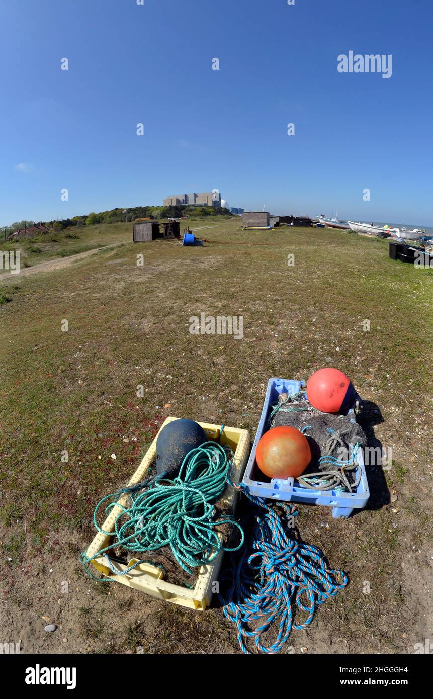 Vorgeschmack auf sizewell suffolk england Stockfoto