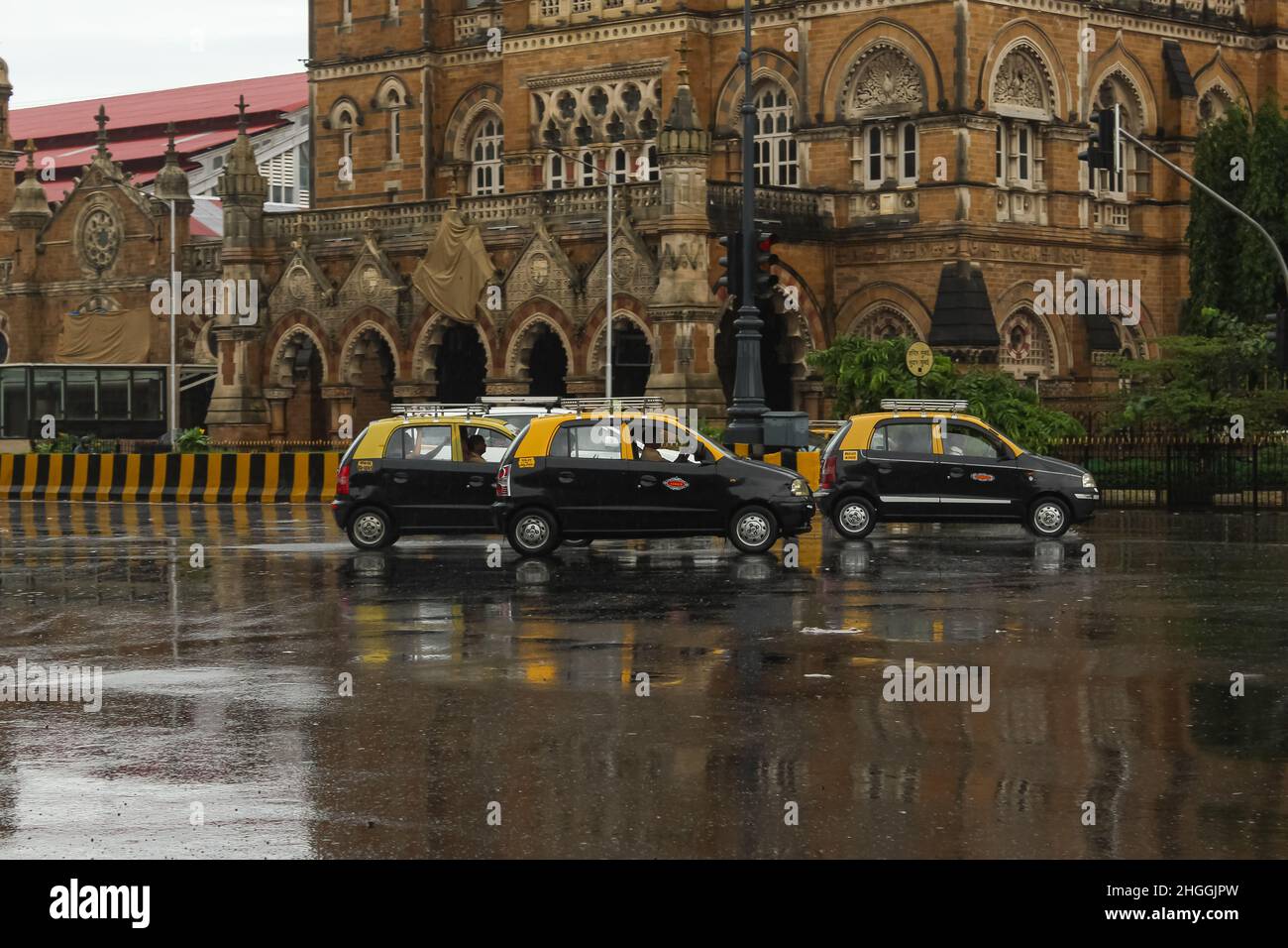 Chatrapati Shivaji Maharaj Terminus Mumbai, Maharashtra, Indien. Stockfoto