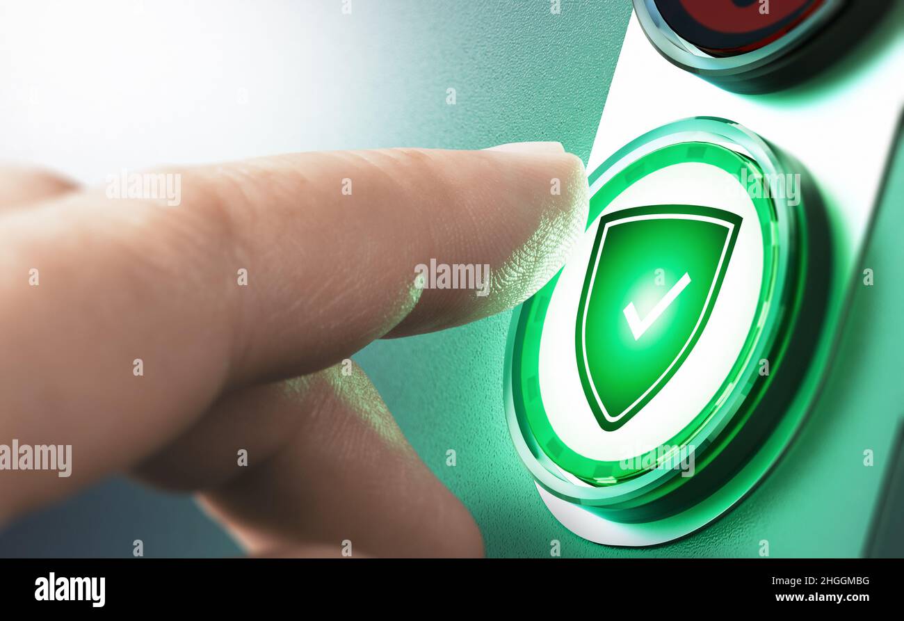 Zusammengesetztes Bild zwischen einer Handfotografie und einem 3D-Hintergrund. Stockfoto