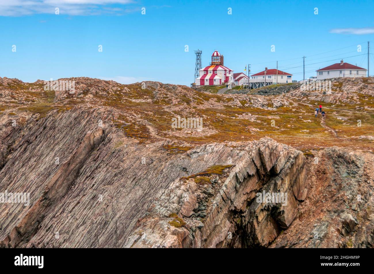 Bonavista Leuchtturm am Cape Bonavista, Neufundland. Stockfoto