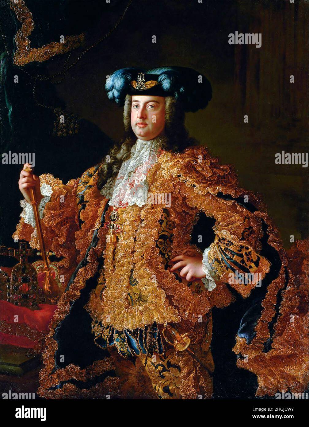 Franz I., Kaiser des Heiligen Römischen Reiches (1708-1765)von Martin van Meytens (1695-1770), Öl auf Leinwand, 1745 Stockfoto