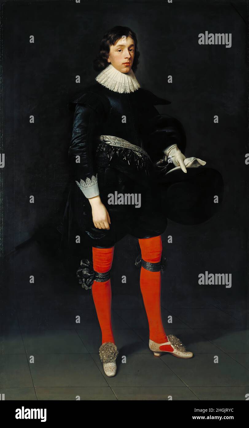 Daniël Mijtens - Porträt von James Hamilton, Earl of Arran, später 3. Marquis und 1. Herzog von Hamilton, im Alter von 17 Stockfoto