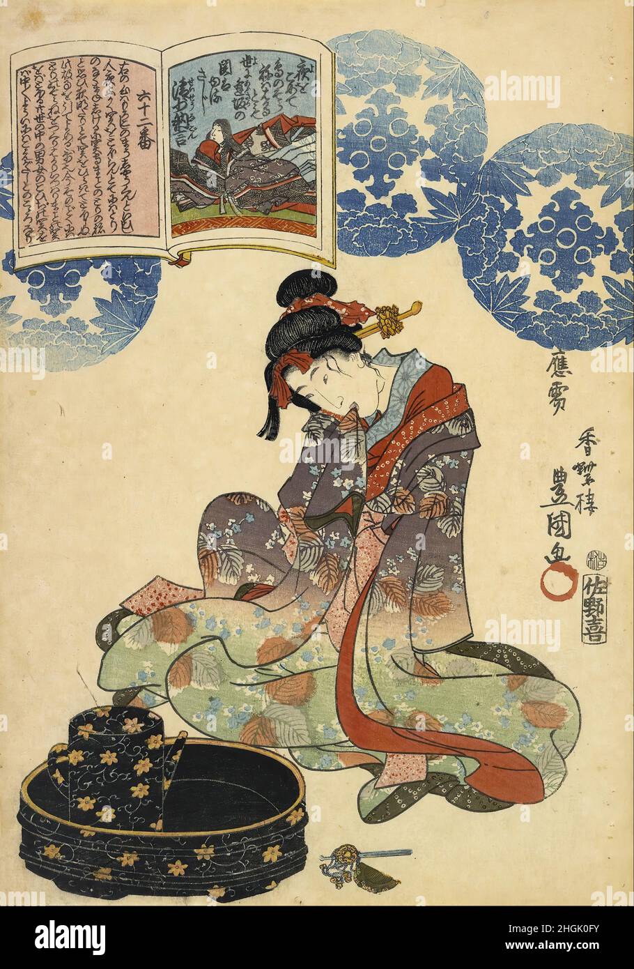 Utagawa Kunisada (Toyokuni III) - ohne Titel Stockfoto