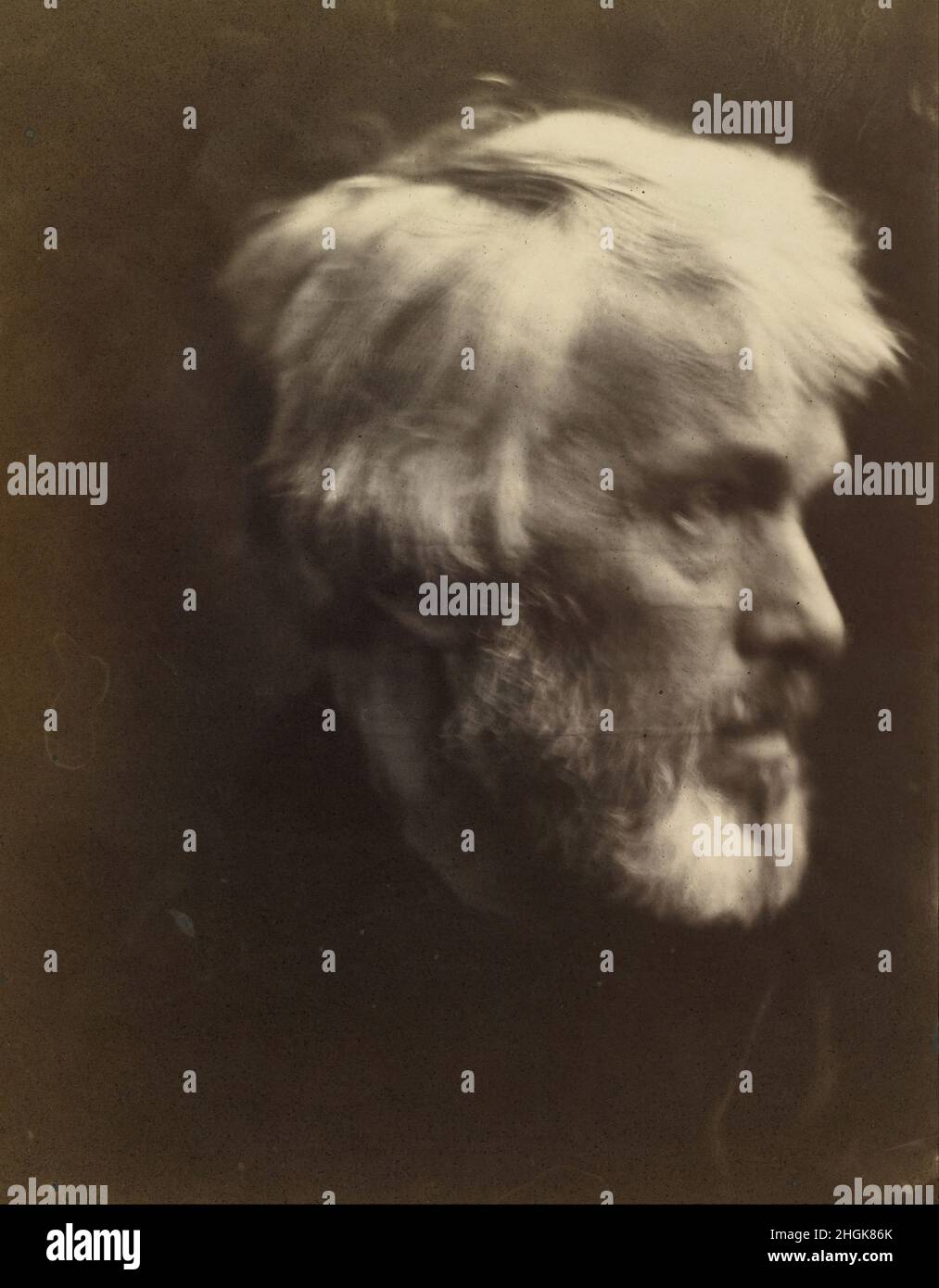 Julia Margaret Cameron - Thomas Carlyle (1795-1881) Stockfoto