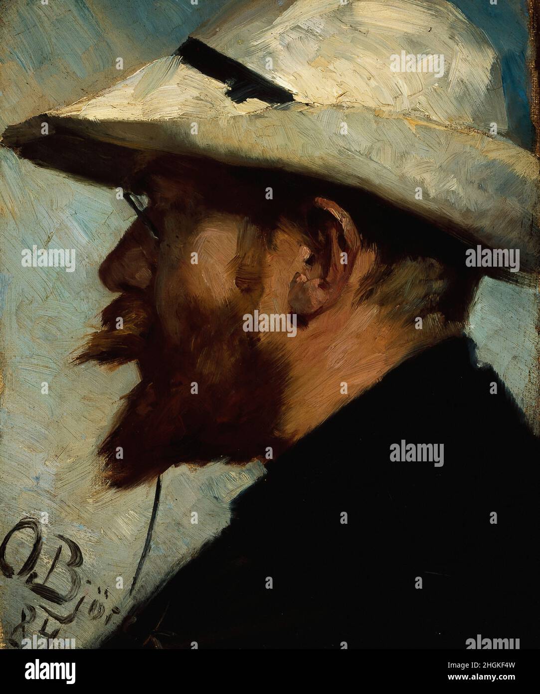 Oscar Björck - P.S. Krøyer Stockfoto