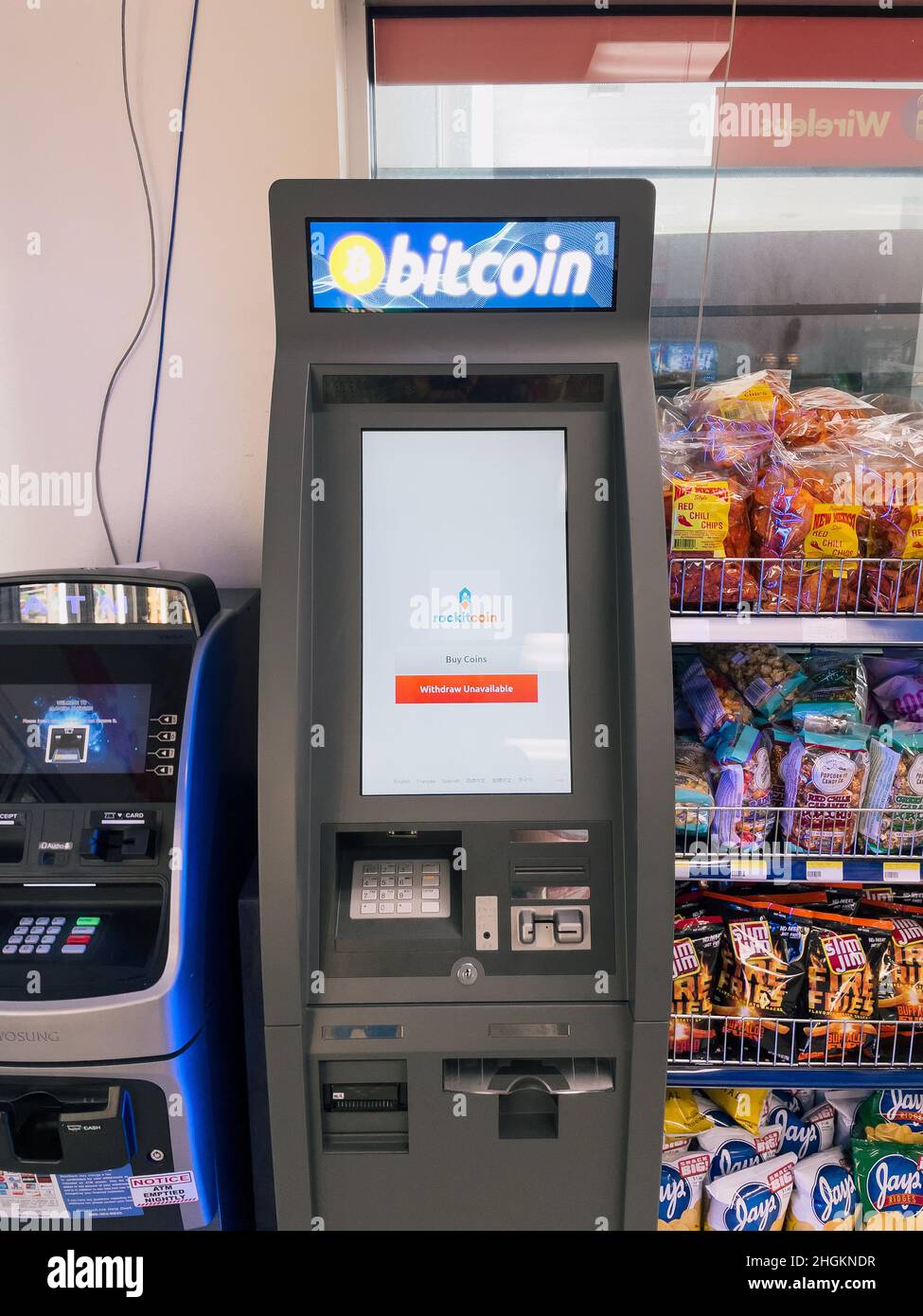 Bitcoin atm -Fotos und -Bildmaterial in hoher Auflösung – Alamy