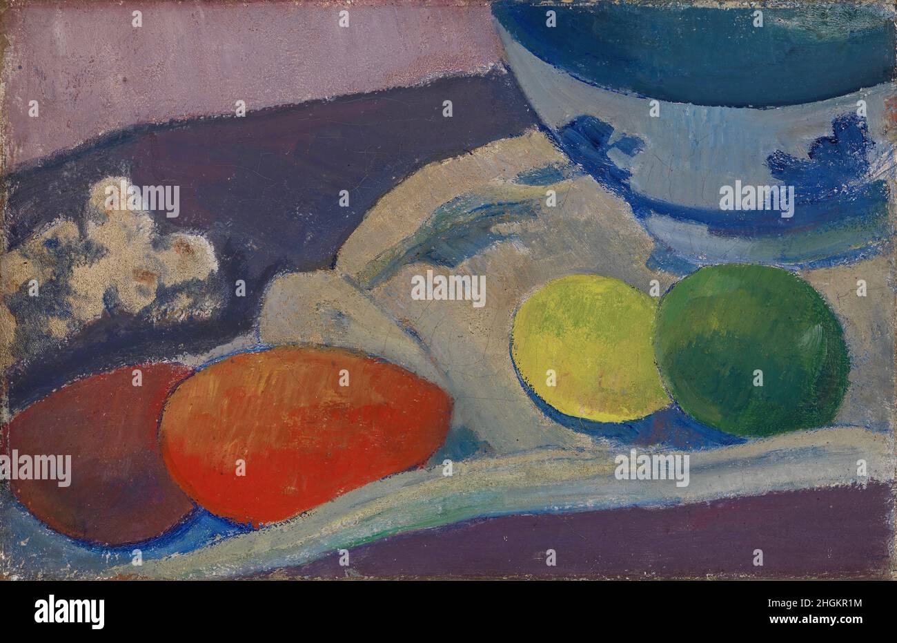 Stillleben mit Schale - 1889 91 - Öl auf Leinwand 20,3 x 31,4 cm - ga06Gauguin Paul Stockfoto