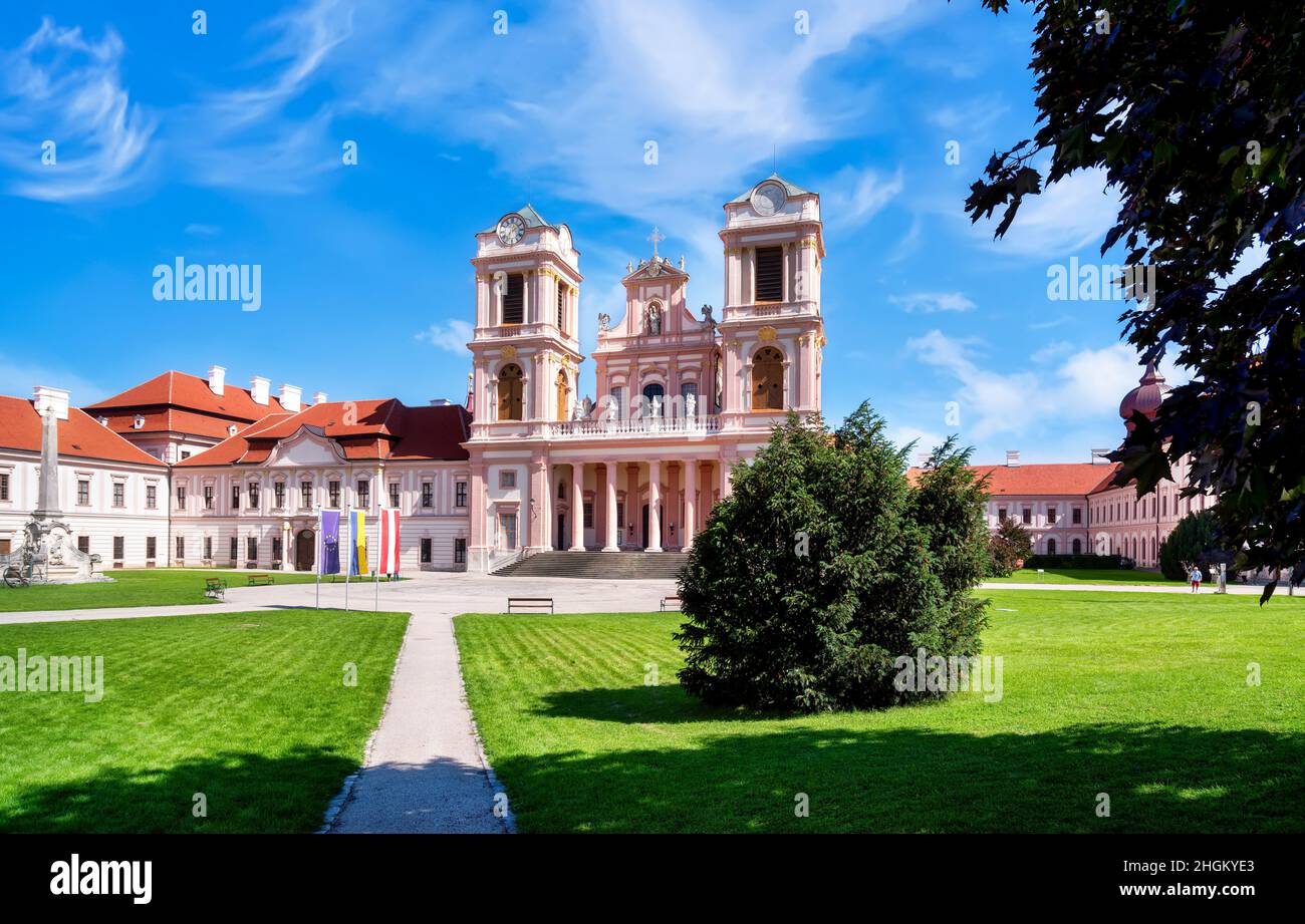 Kloster Göttingen - Benediktinerkloster bei Krems in Niederösterreich. Weltkulturerbe seit 2001. Stockfoto
