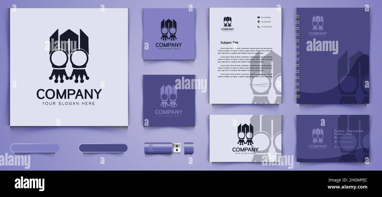 Buchstaben W Logo, Ring, Hochzeitslogo und Business Branding Vorlage Designs Inspiration isoliert auf weißem Hintergrund Stock Vektor
