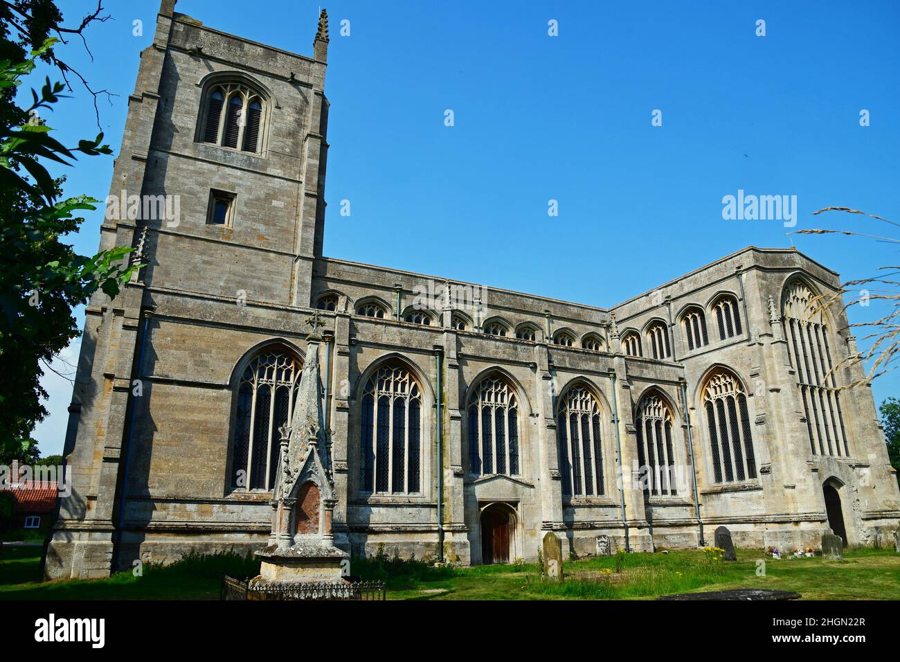 Collegiate Church of Holy Trinity, Tattershall, Lincolnshire, England, Großbritannien Stockfoto
