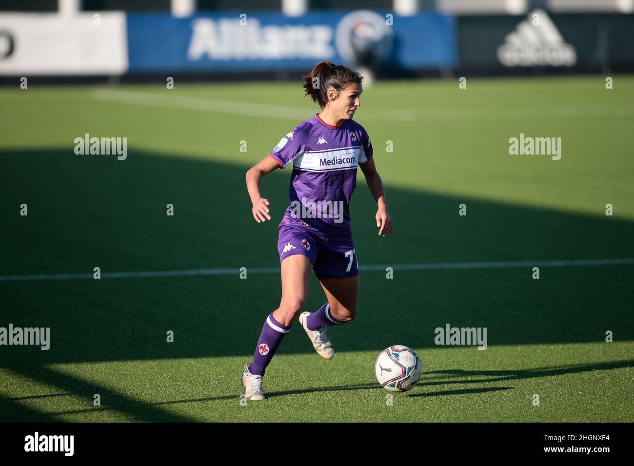 Italienische Meisterschaft, Damen Serie A Juventus Women gegen Fiorentina, 22. Januar 2022, Vinovo, Turin Stockfoto