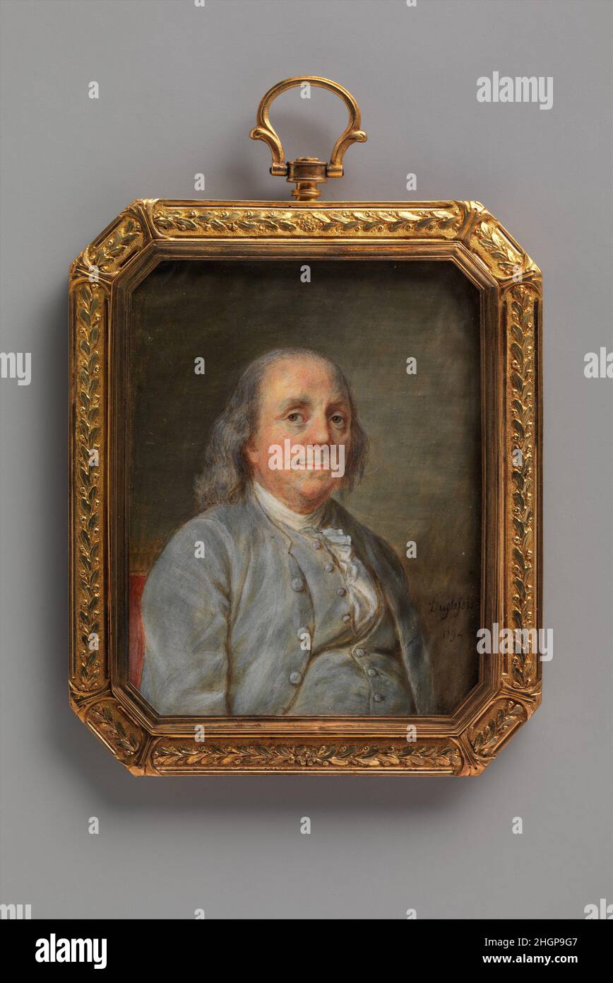 Benjamin Franklin 1794 Nach Joseph Siffred Duplessis Französisch. Benjamin Franklin 15056 Stockfoto