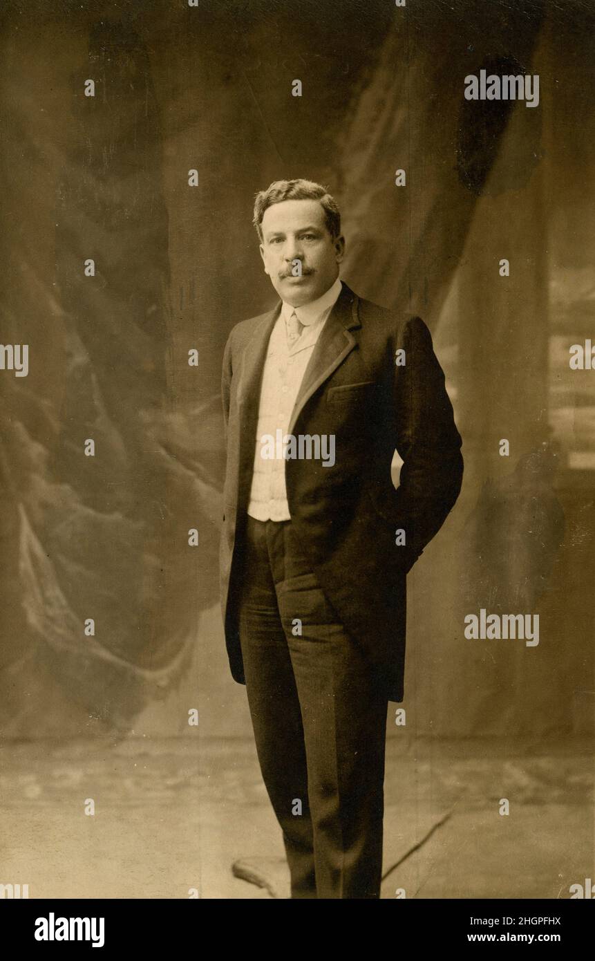 Portrait de Charles Maurice Donnay 1859 -1945 auteur dramatique et un poete francais Stockfoto