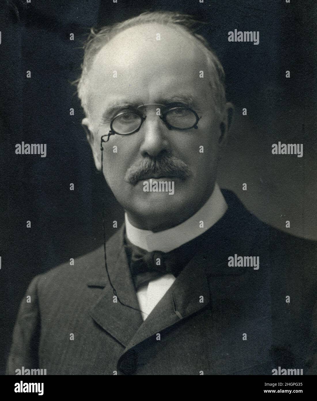 Portrait de Edouard Branly (1844-1940), physicien francais Stockfoto