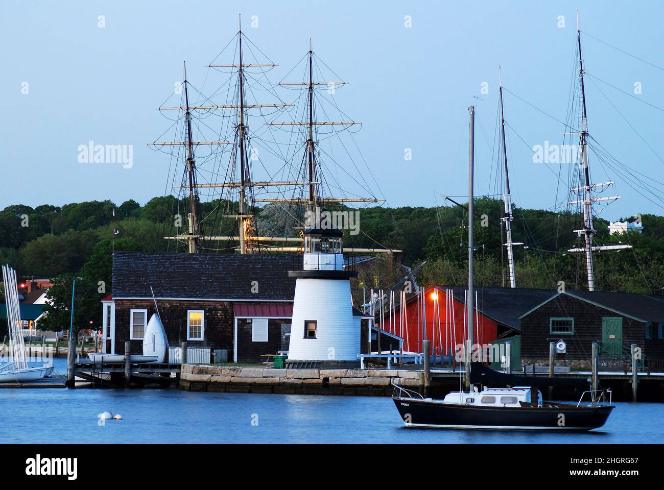 Mystic Seaport, Connecticut Stockfoto
