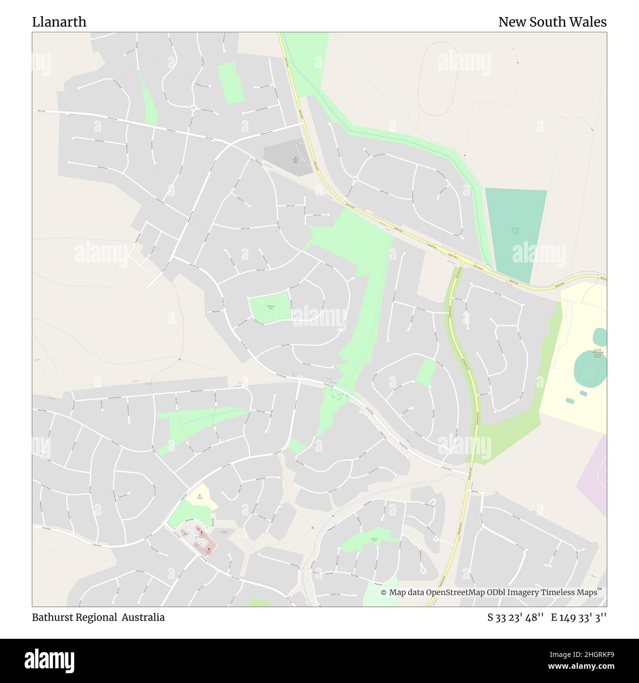 Llanarth, Bathurst Regional, Australien, New South Wales, S 33 23' 48