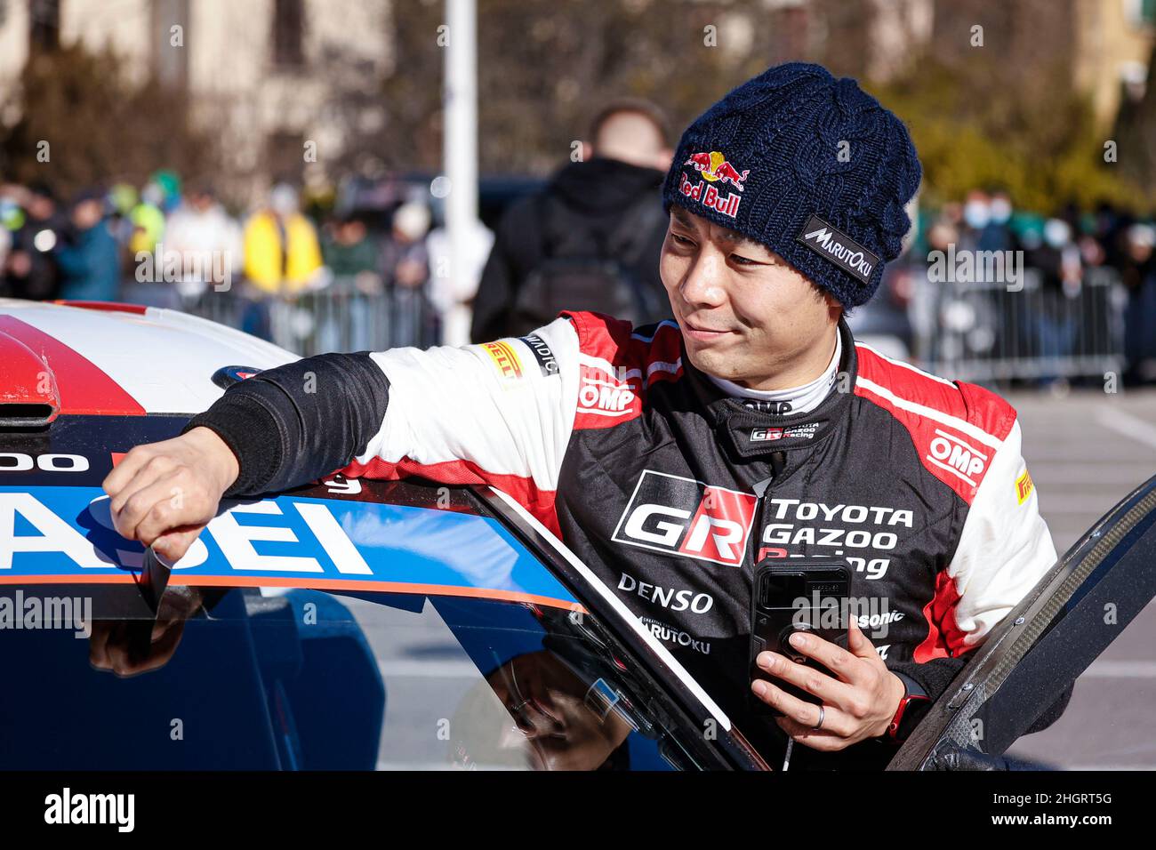 Während der WRC World Rally Car Championship 2022, Ausgabe 90th der Rallye Monte Carlo vom 20. Bis 23. Januar 2022 in Monaco - Foto François Flamand / DPPI Stockfoto