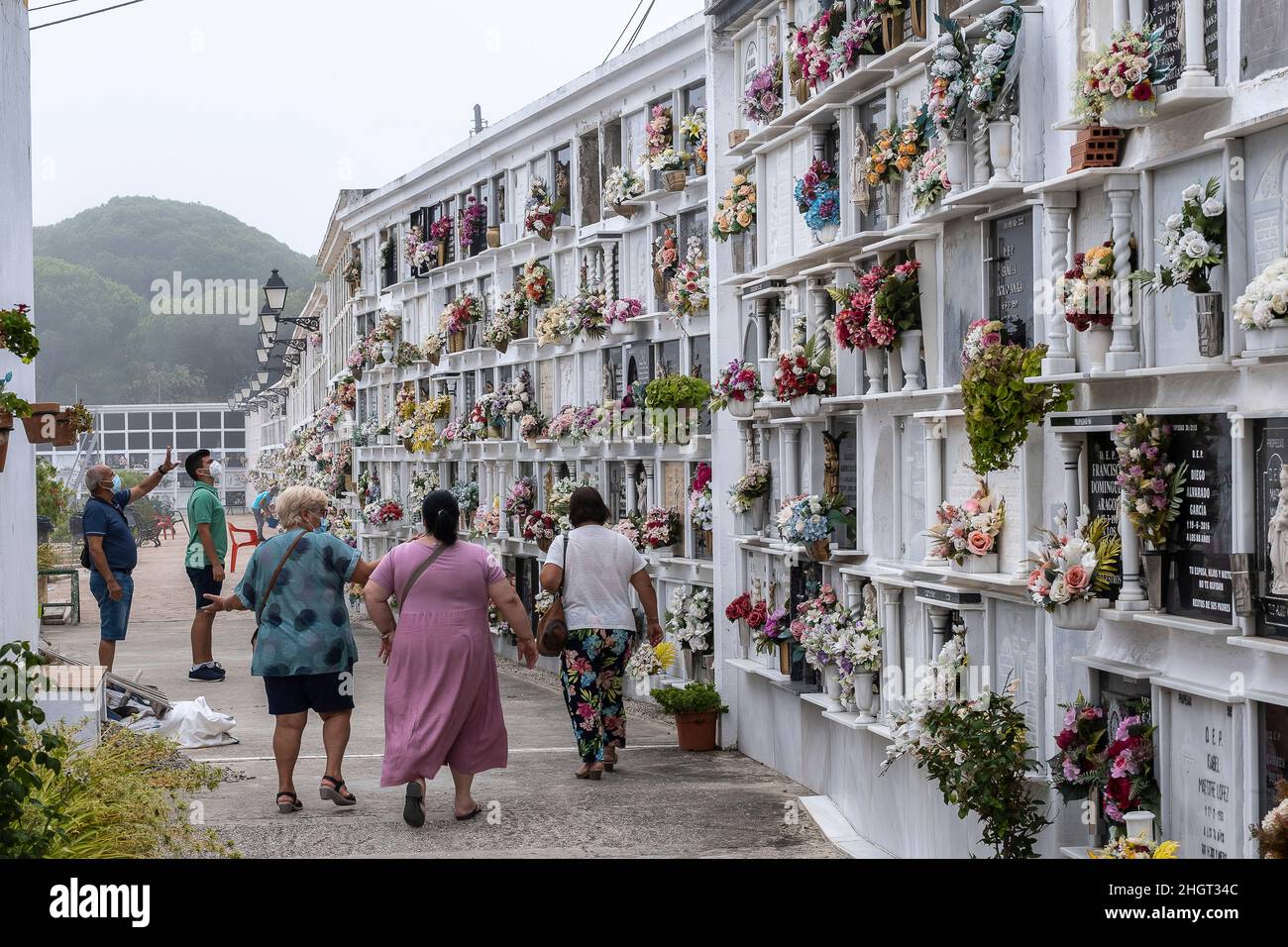 Friedhof, Barbate, Cadaz, Spanien Stockfoto