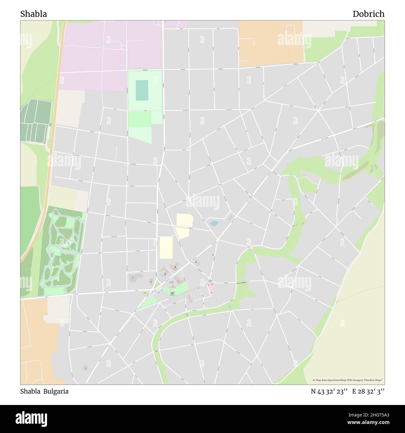 Shabla Map Shabla, Shabla, Bulgarien, Dobrich, N 43 32' 23'', E 28 32' 3'', map ...